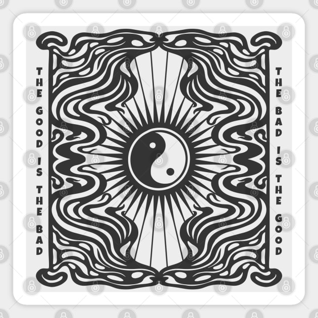 Yin Yang Harmony Magnet by machmigo